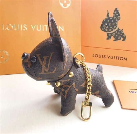 lv puppy keychain|authentic louis vuitton key chains.